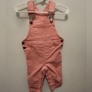 Pink Baby Overalls